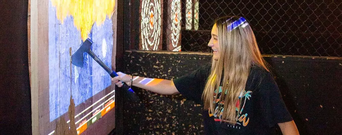 De-Stress and Have Fun with Axe Throwing Action For All Skill Levels