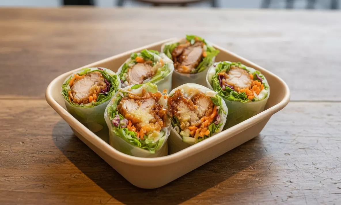 Menú asiático para 2 o 4 con entrantes, principales, postre y bebida