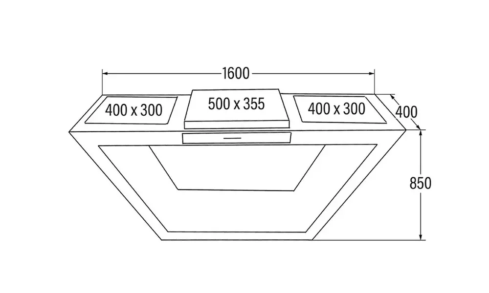 Home Deluxe Holzlege aus Stahl „Paulo“