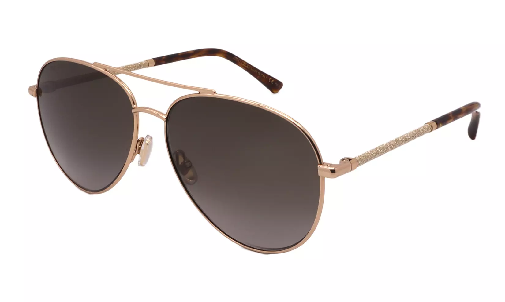 Jimmy Choo DEVAN/S 06J Gold Havana Sunglasses
