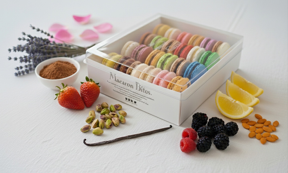 Gourmet French Macarons – 24 Unique Flavors | Macaron Bites®