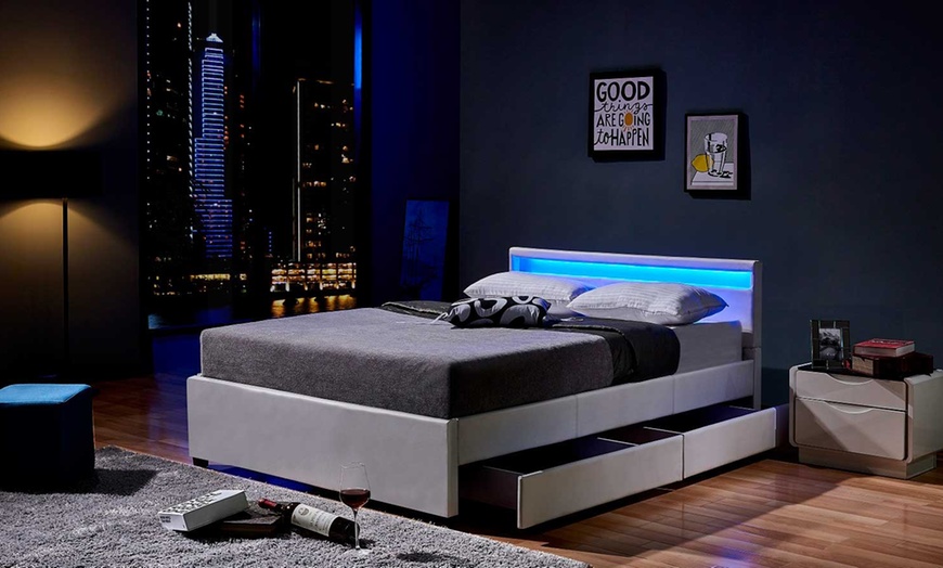 Home Deluxe Led Bett Nube Groupon