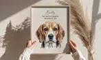 Everlasting Pet Portraits: Custom Watercolor Memorials & Gifts