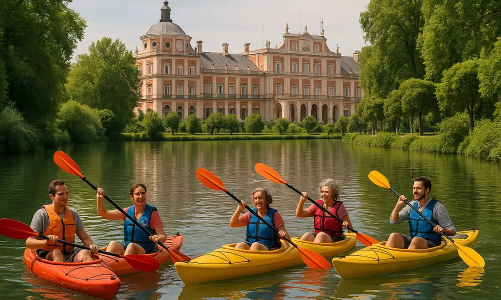 Tour guiado en kayak de 2,5 h por el Tajo para pareja o grupo