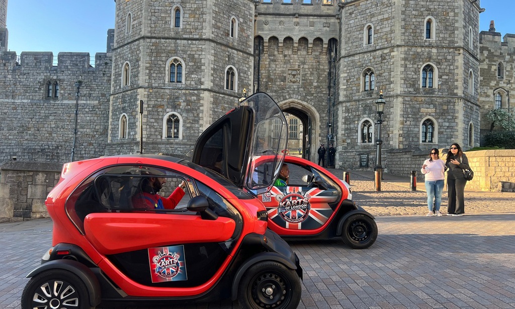 Discover Windsor's Sights: Guided Tour Kart Driving for Two or Four!