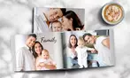 Fotolibro de tapa dura de Printerpix en A4 o A5 con hasta 100 páginas