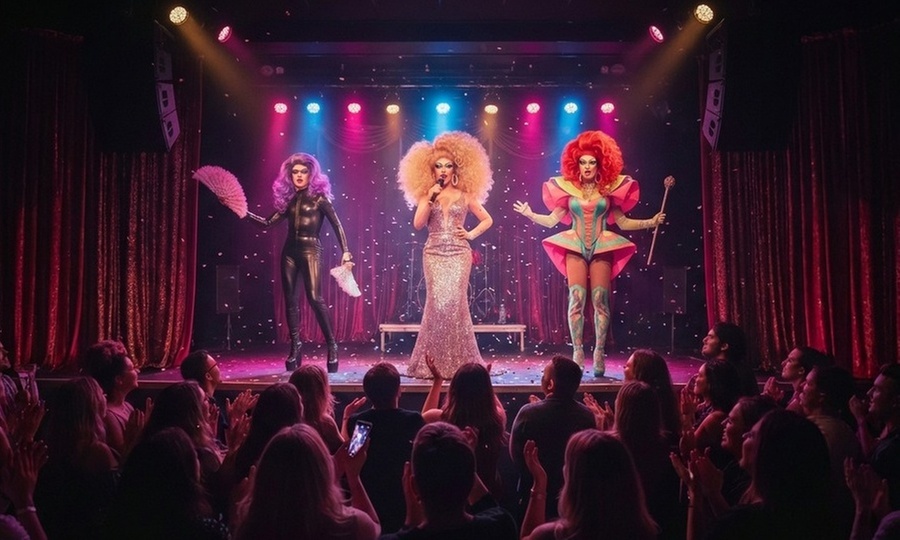 Espectáculo Drag Queen de 90 minutos con bebida o cena para 1, 2 o 4