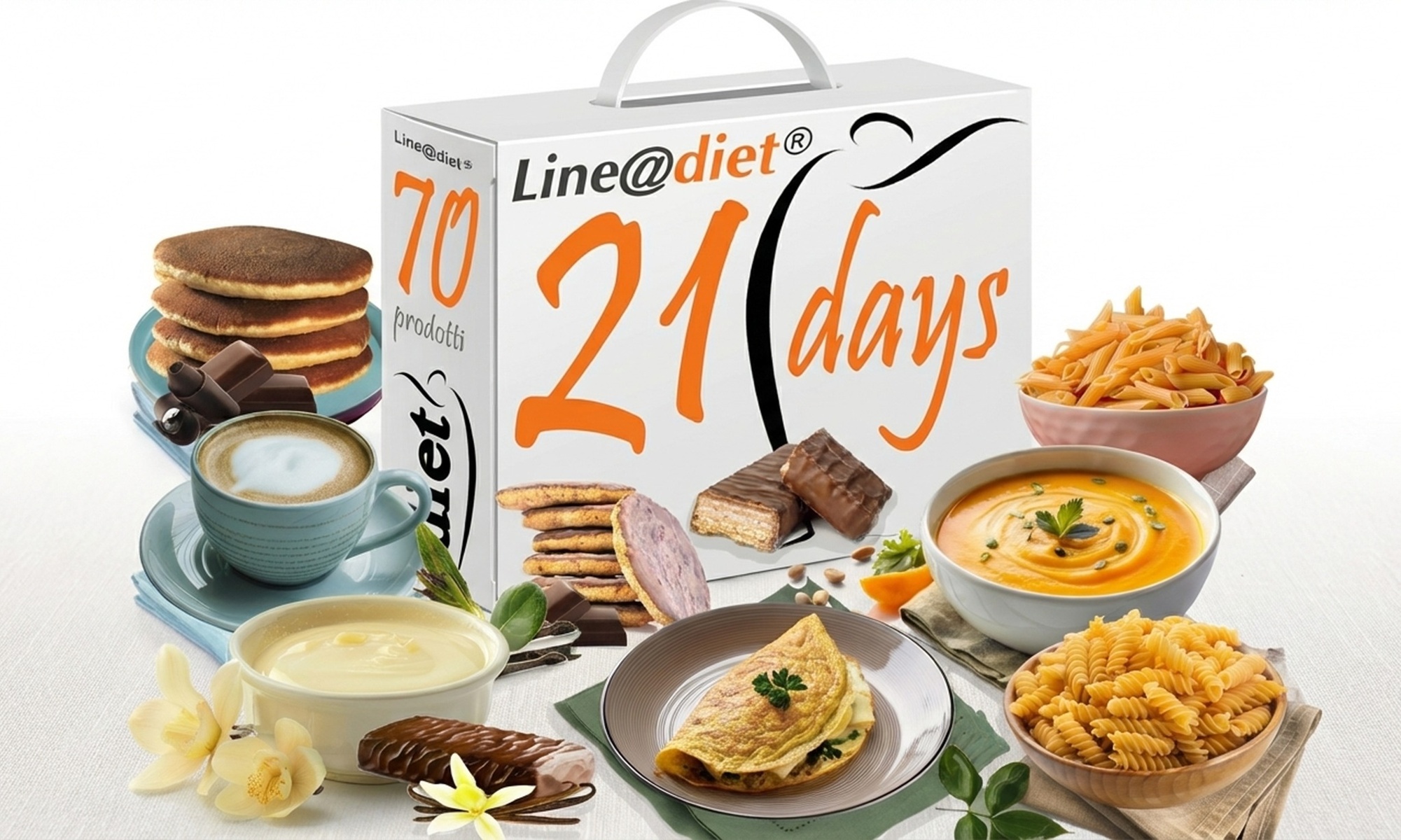Line@ 21-Tage-Keto-Diät-Box mit 70 Gerichten (50 € / kg)