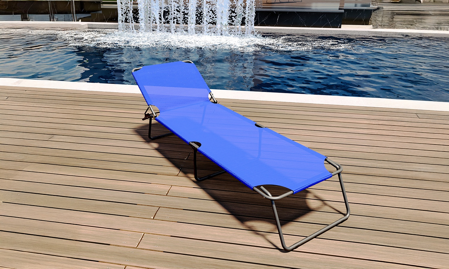 1 o 2 lettini pieghevoli prendisole senza tettuccio