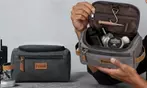 Travel in Style With Personalized Vegan-Friendly Leather Toiletry Bag (Up to 85% Off)