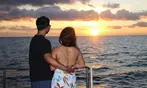 Experience Oahu's Magical Sunset Snorkel Cruise with Dolphins & Dinner