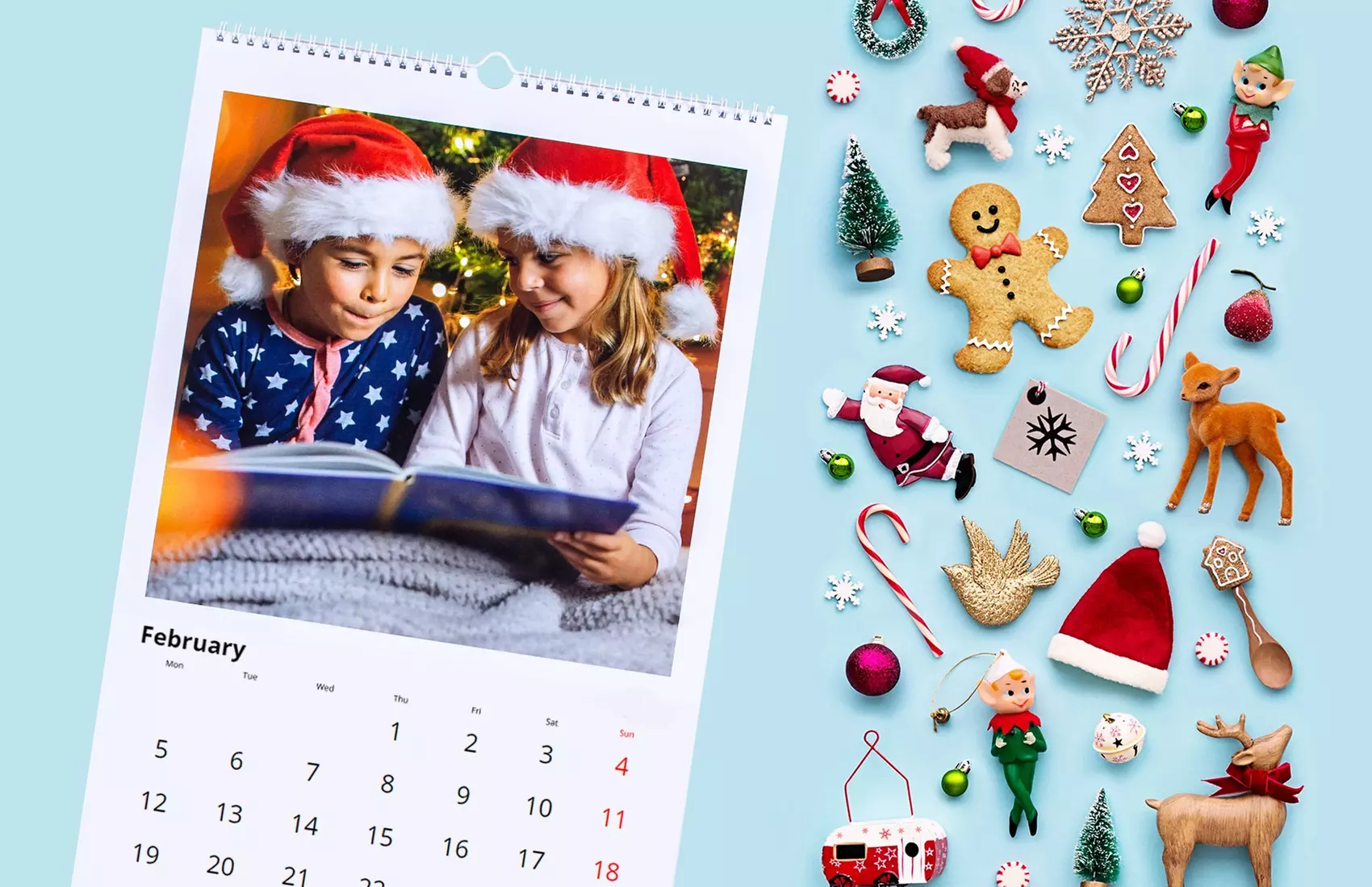 Personalisierter Foto-Wandkalender XL oder A3