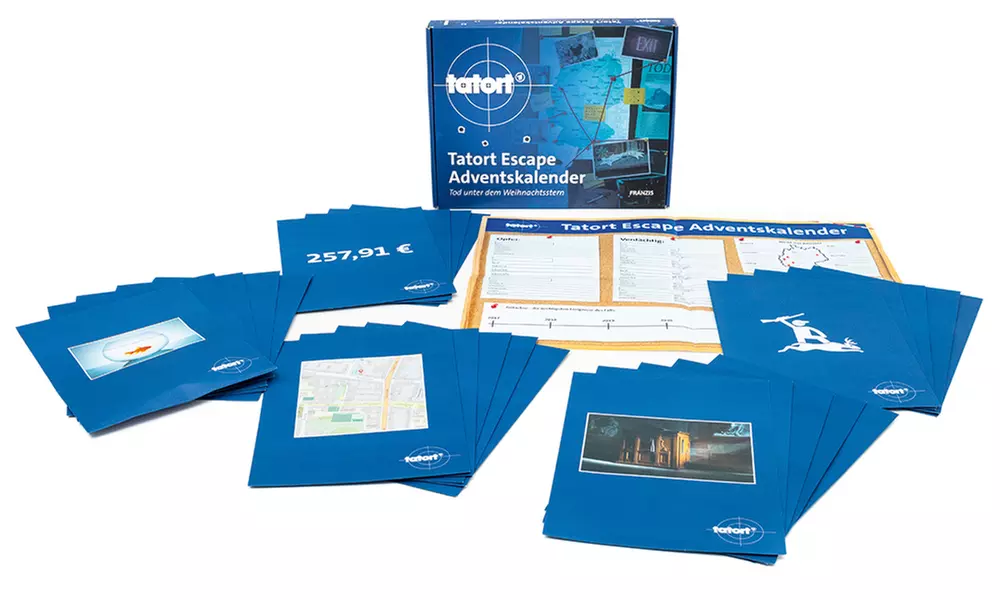 Tatort Escape- oder CheXperiment Adventskalender inkl. Versand