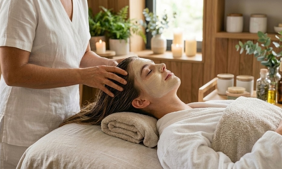 Soin cuir chevelu et visage avec réharmonisation des chakras