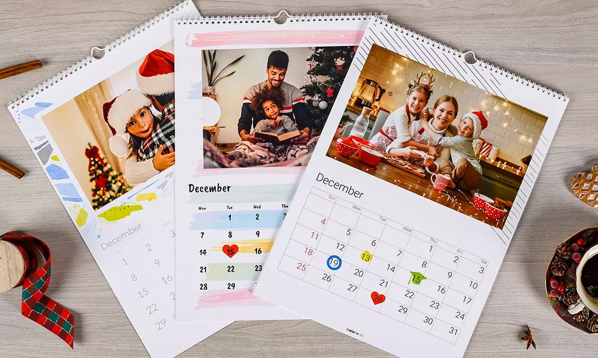 Calendrier A4 avec Colorland