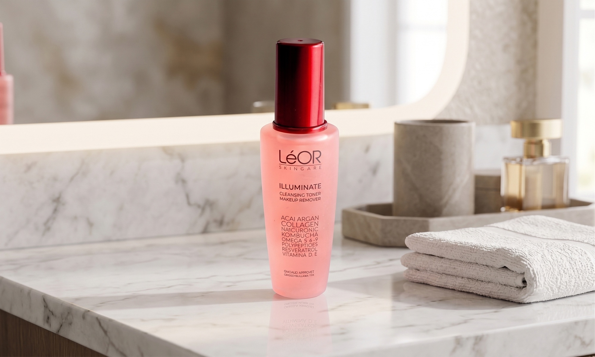 Leor Skincare Illuminate Cleansing Toner Makeup Remover - 90ml