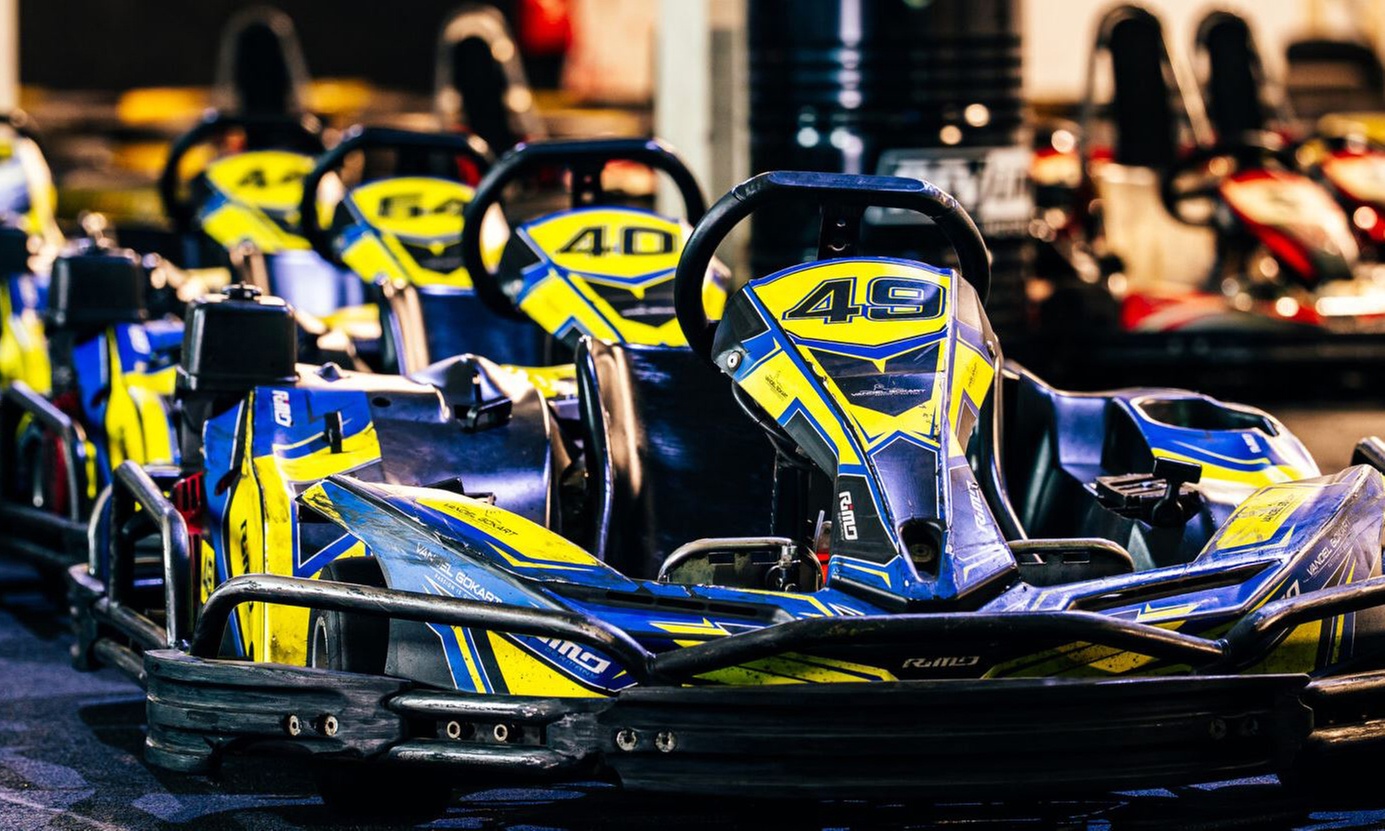 Emocjonujące wyścigi gokartowe: 1-3 przejazdy