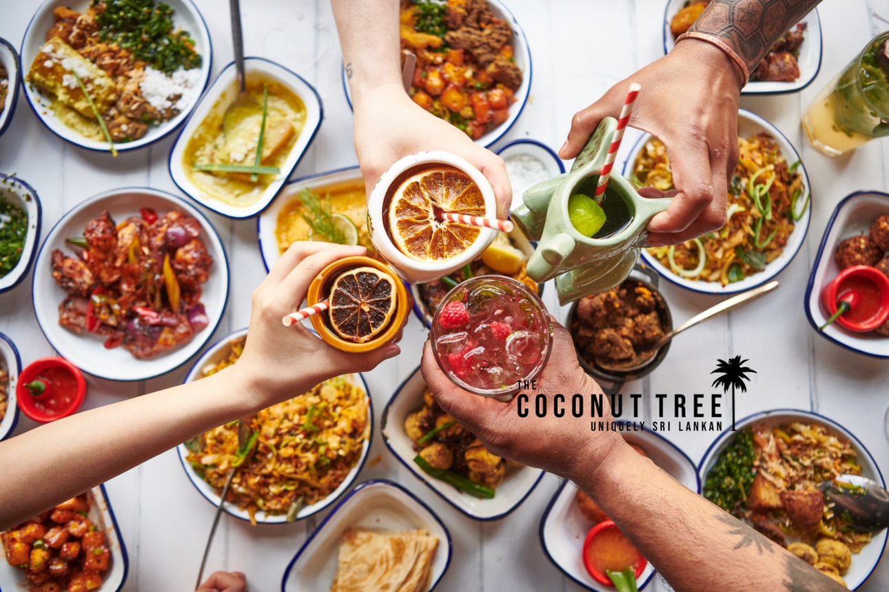 The Coconut Tree – Island Share Feast for 2 or 4, or 5 Iconic Plates
