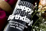 Personalized Birthday Gift - Custom Etched Wine Bottle