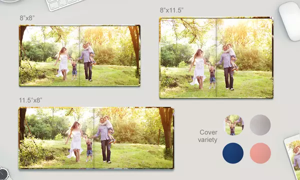 Custom Image-wrap Layflat Hardcover Photo Book from Printerpix (Up to 84% Off). Five Options Available. - Second Medium