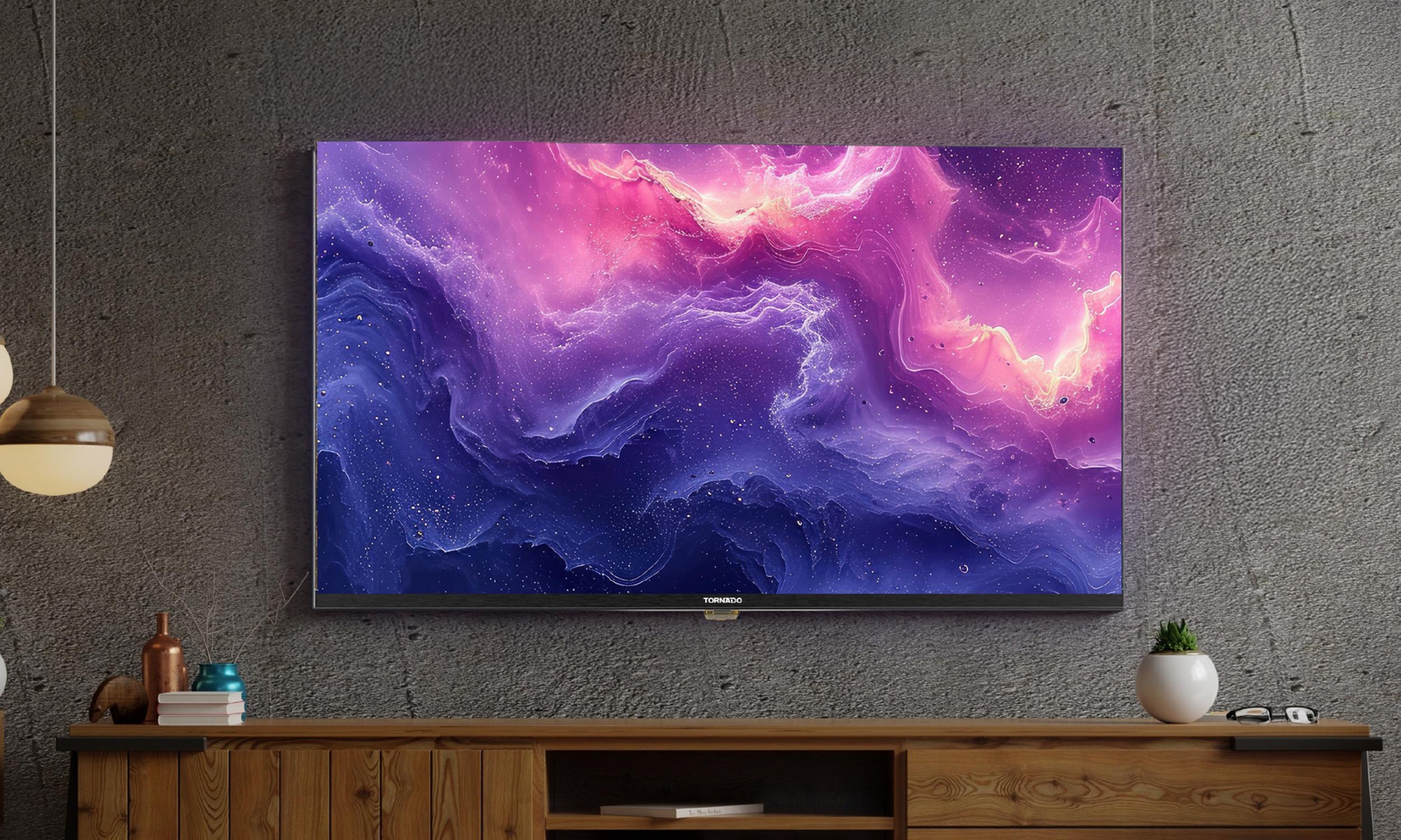 Tornado 32 Zoll HD Rahmenloser WebOS Smart-TV