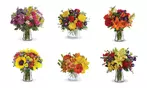 Flowers-Vase-Delivery Included on All Seasonal Arrangements