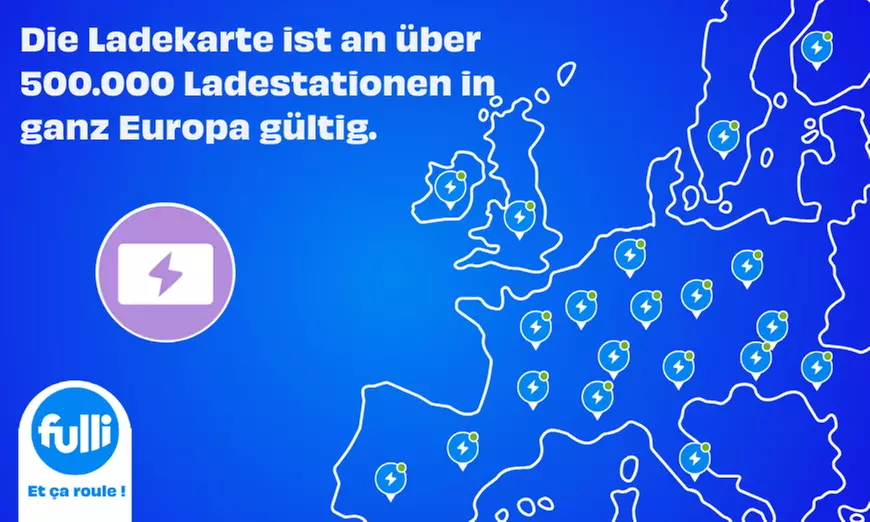 Fulli-Ladekarte für E-Autos: 6 Monate Abonnement inkl. Lieferung