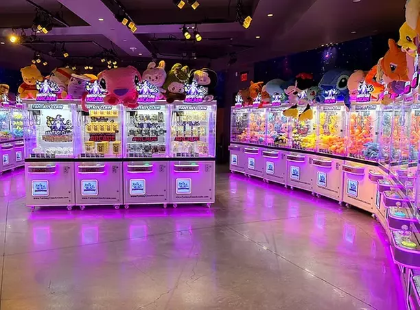 Tokens for Thrilling Claw Machines & Prizes at Fantasy Claw Arcade
