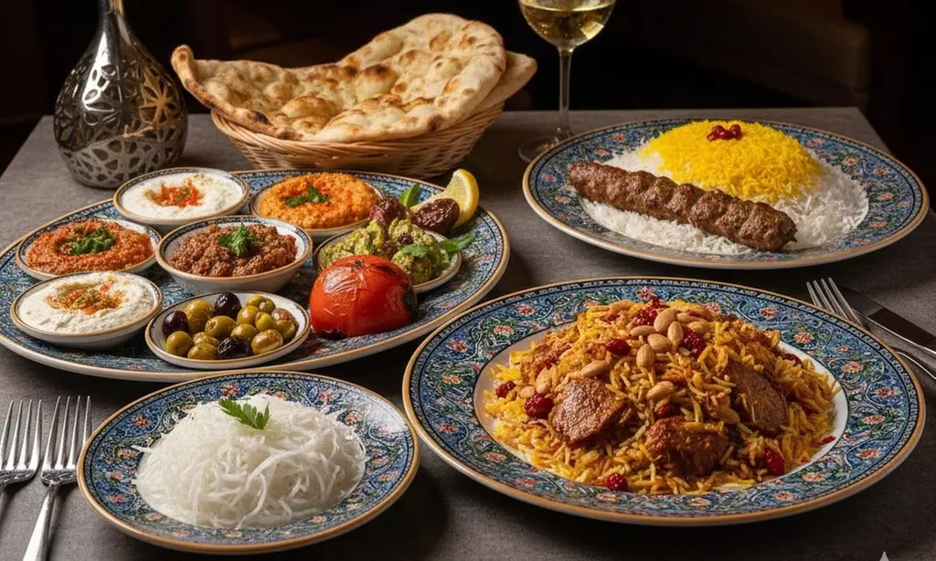 Persisches Menü in 3 Gängen für 2 bis 6 Personen