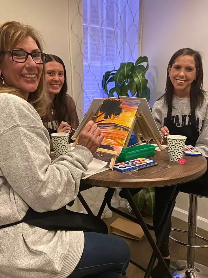 Relax & Unwind with Paint and Sip - Watercolor Chill Meditation