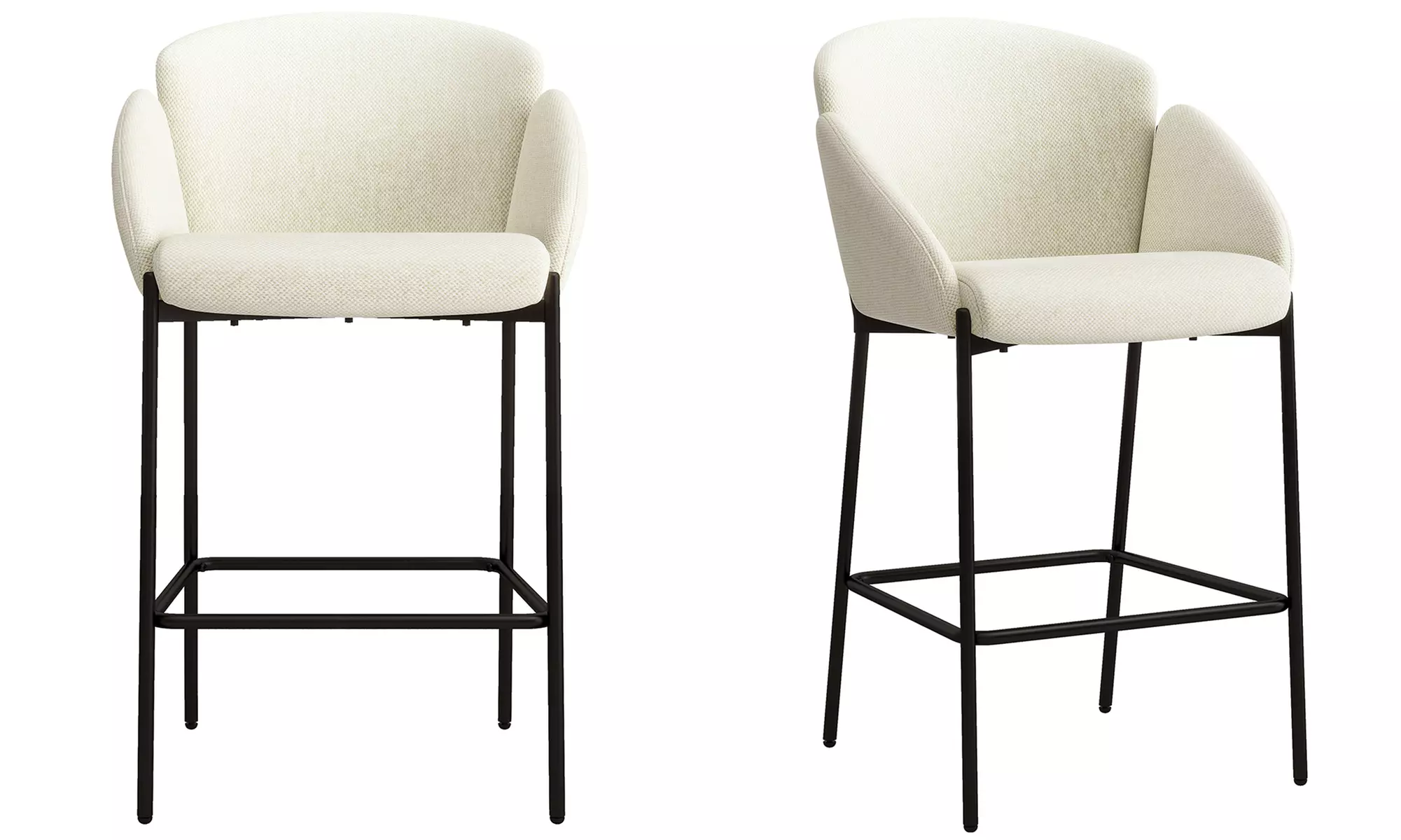 Lot de 2 chaises de bar "Candice" de Doosense