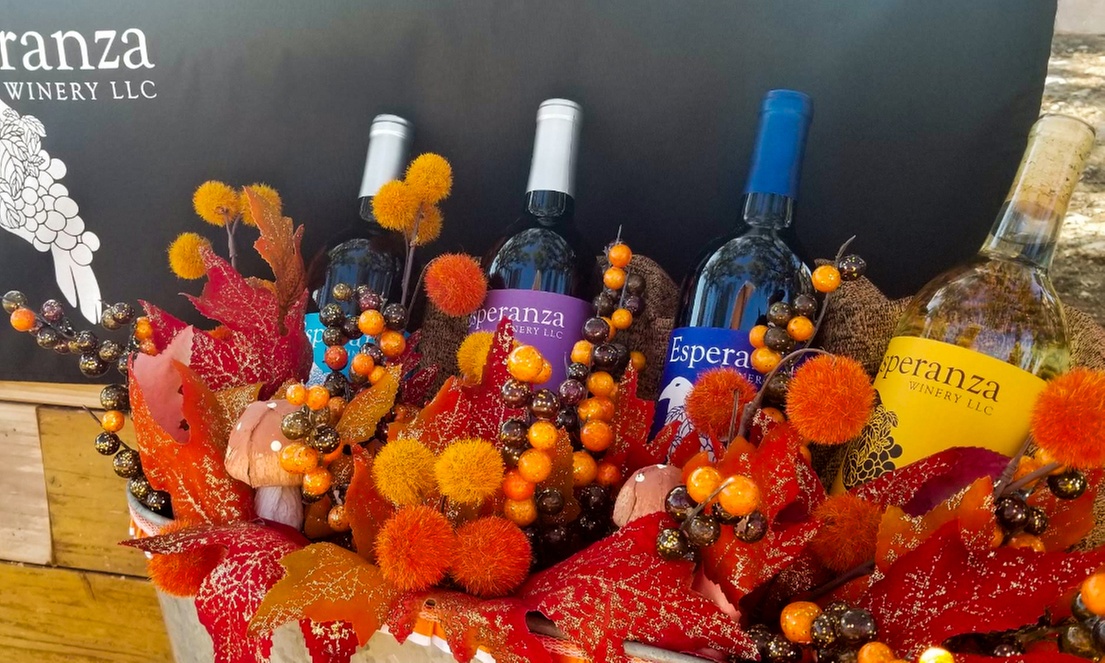 Enjoy Wine Flight for One, Two or Four at Esperanza Winery LLC (Up to 44%Off)