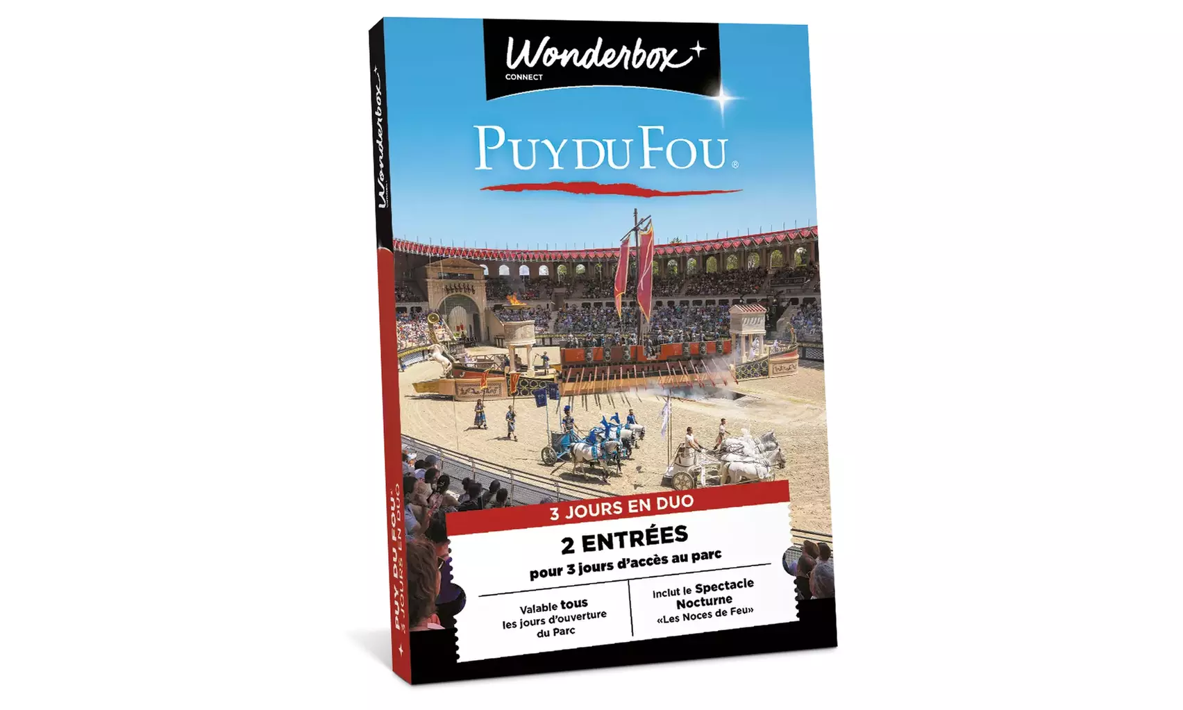 1, 2, ou 3 journées au Puy du Fou avec Wonderbox Connect