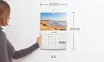 Calendarios de pared personalizados A3 o A4