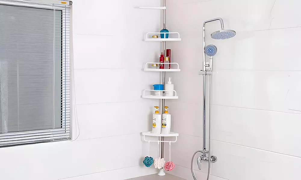 Eck-Teleskopregal für die Dusche ZK720