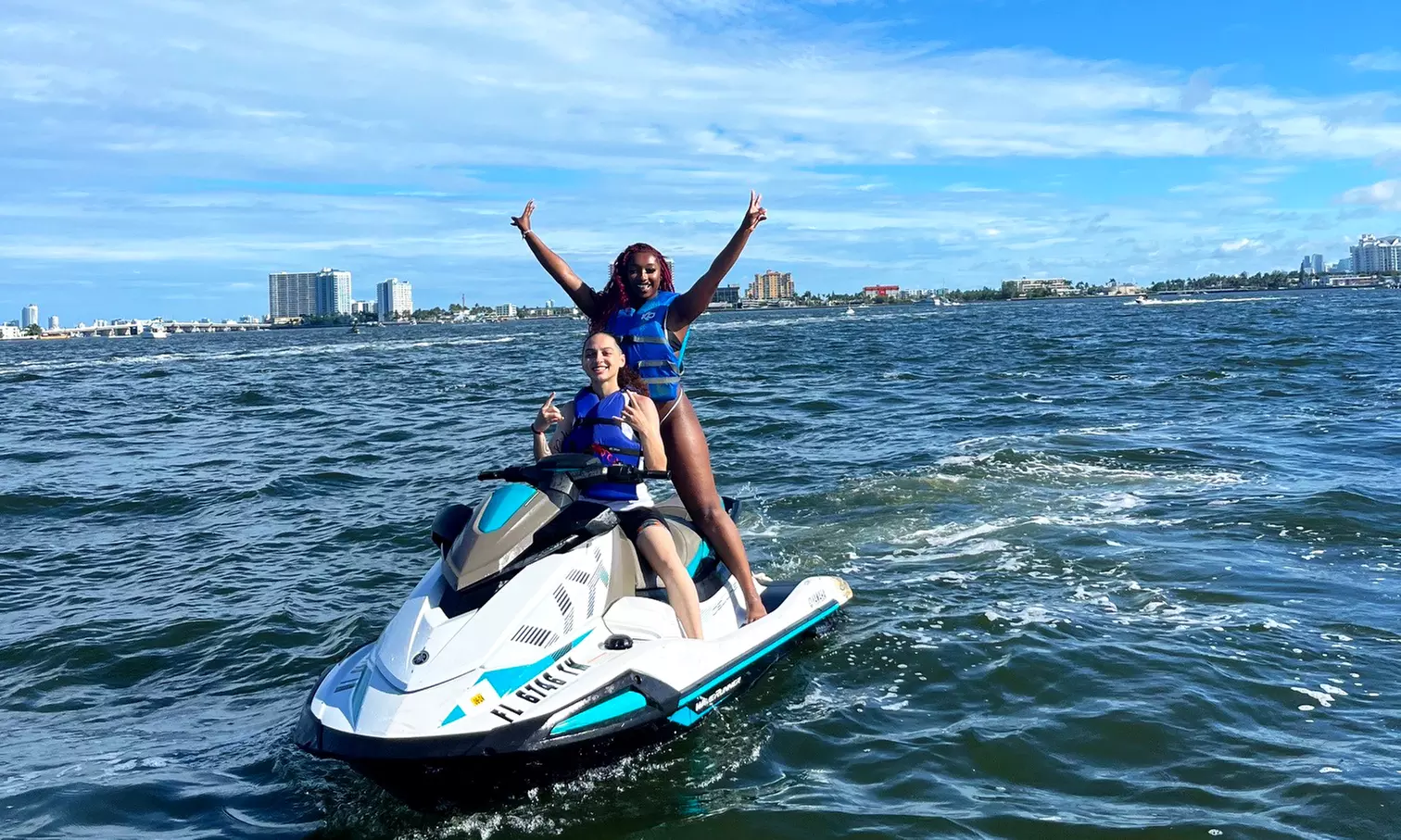 Experience One, Two or Three Thrilling Jet Ski Rides