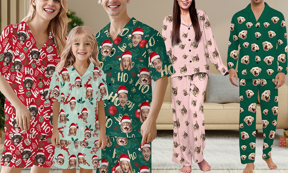 Full or Half Set of Custom Pajamas from Justyling