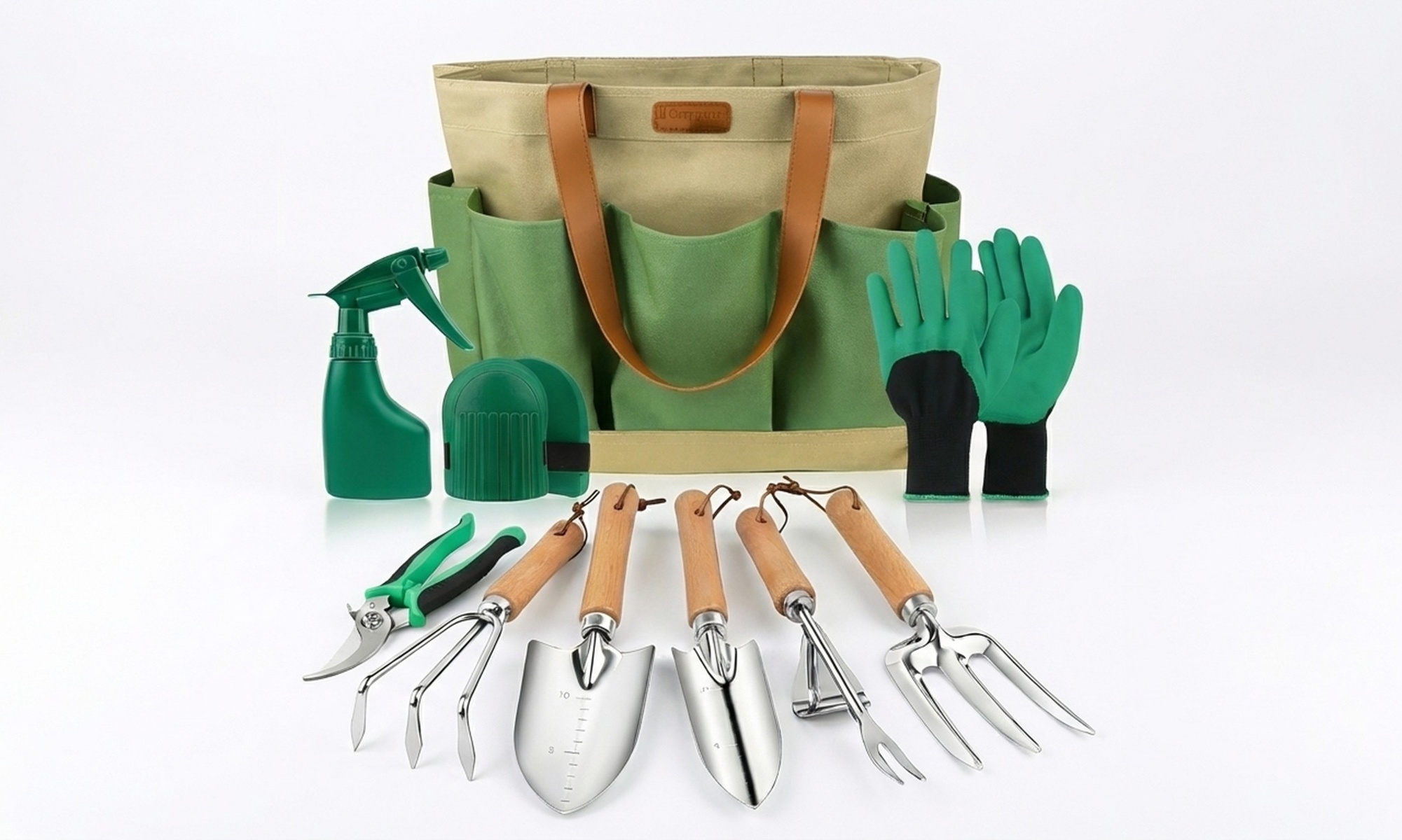Ensemble de 10 outils de jardin avec sac de rangement