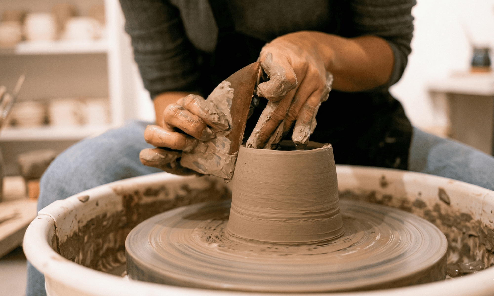 Taller de iniciación a la cerámica de 2 horas para 1 o 2 personas