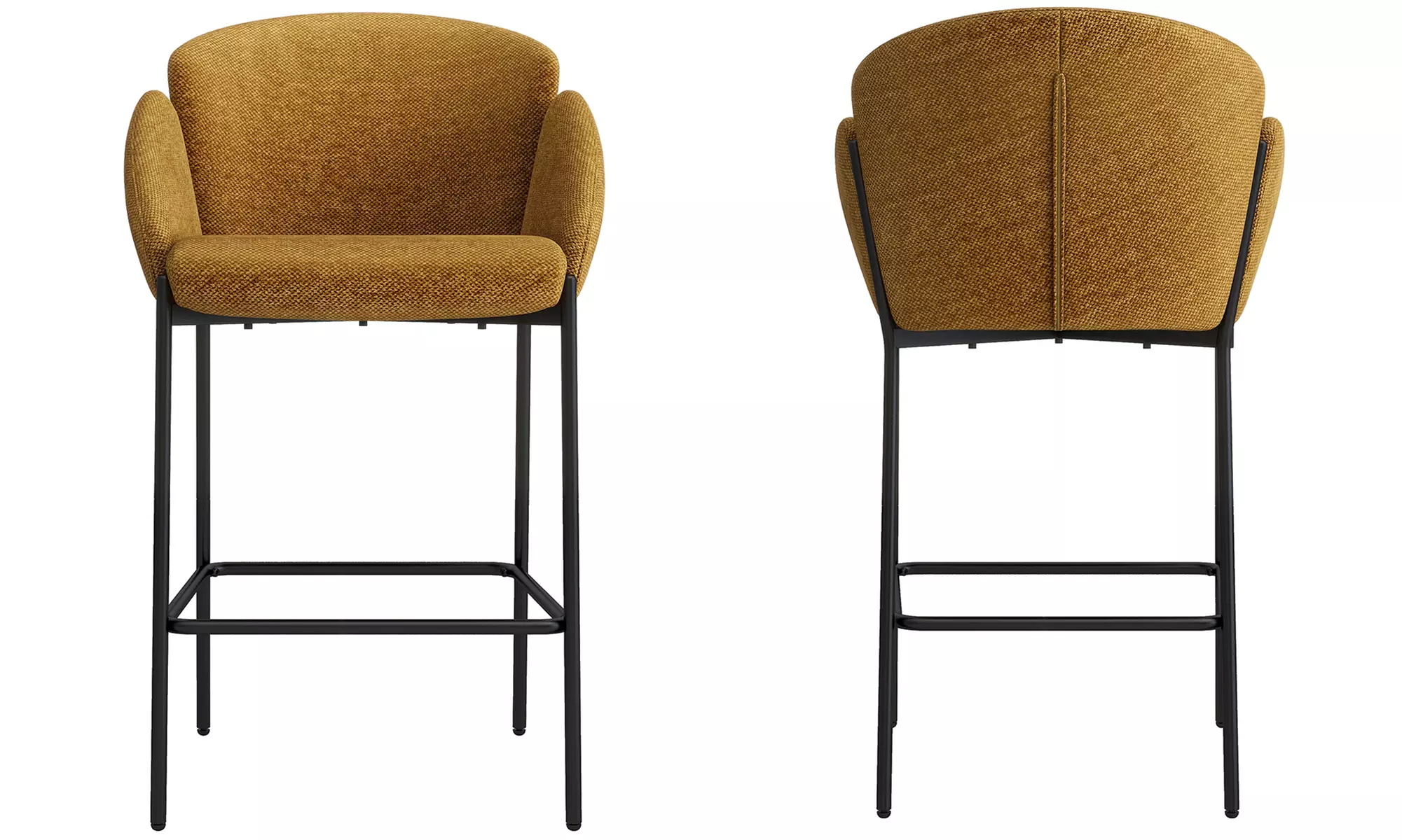 Lot de 2 chaises de bar "Candice" de Doosense