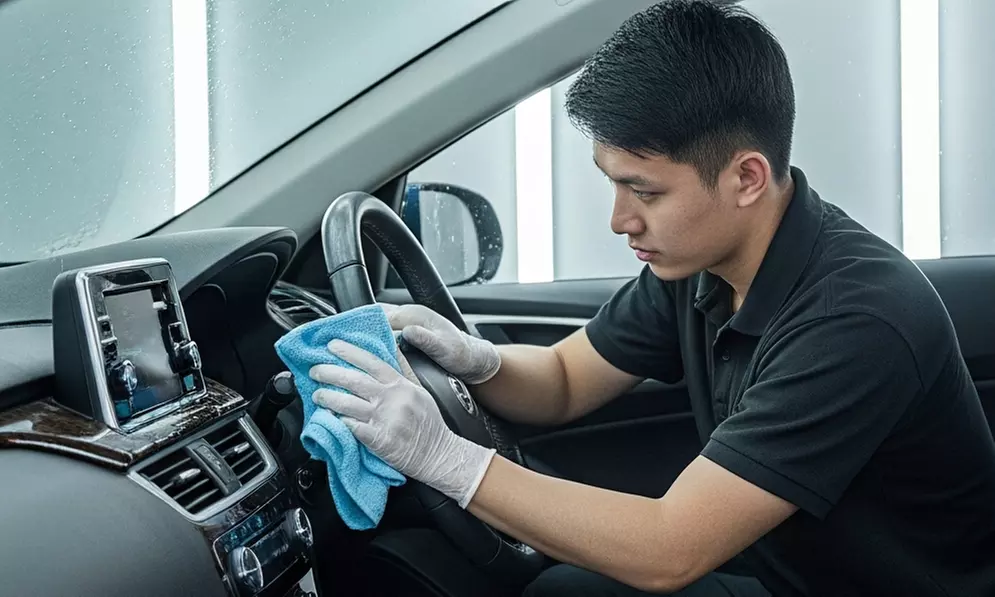 Gleaming Finish: Exterior wash, Super Wash or Detailing Hand Polish