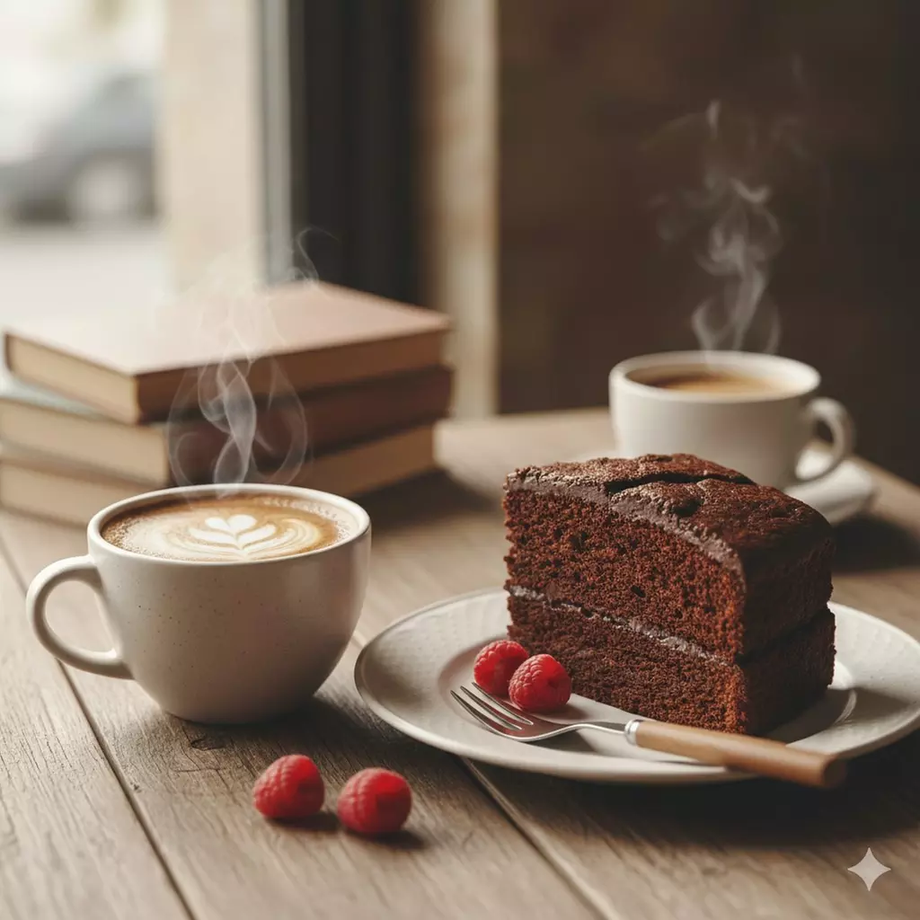 Heißgetränk & hausgemachter Kuchen nach Wahl für 1 - 4 Personen