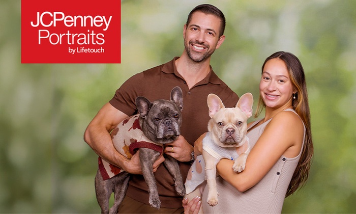 JCPenney Portraits In-Studio Family & Pet Photography Sessions