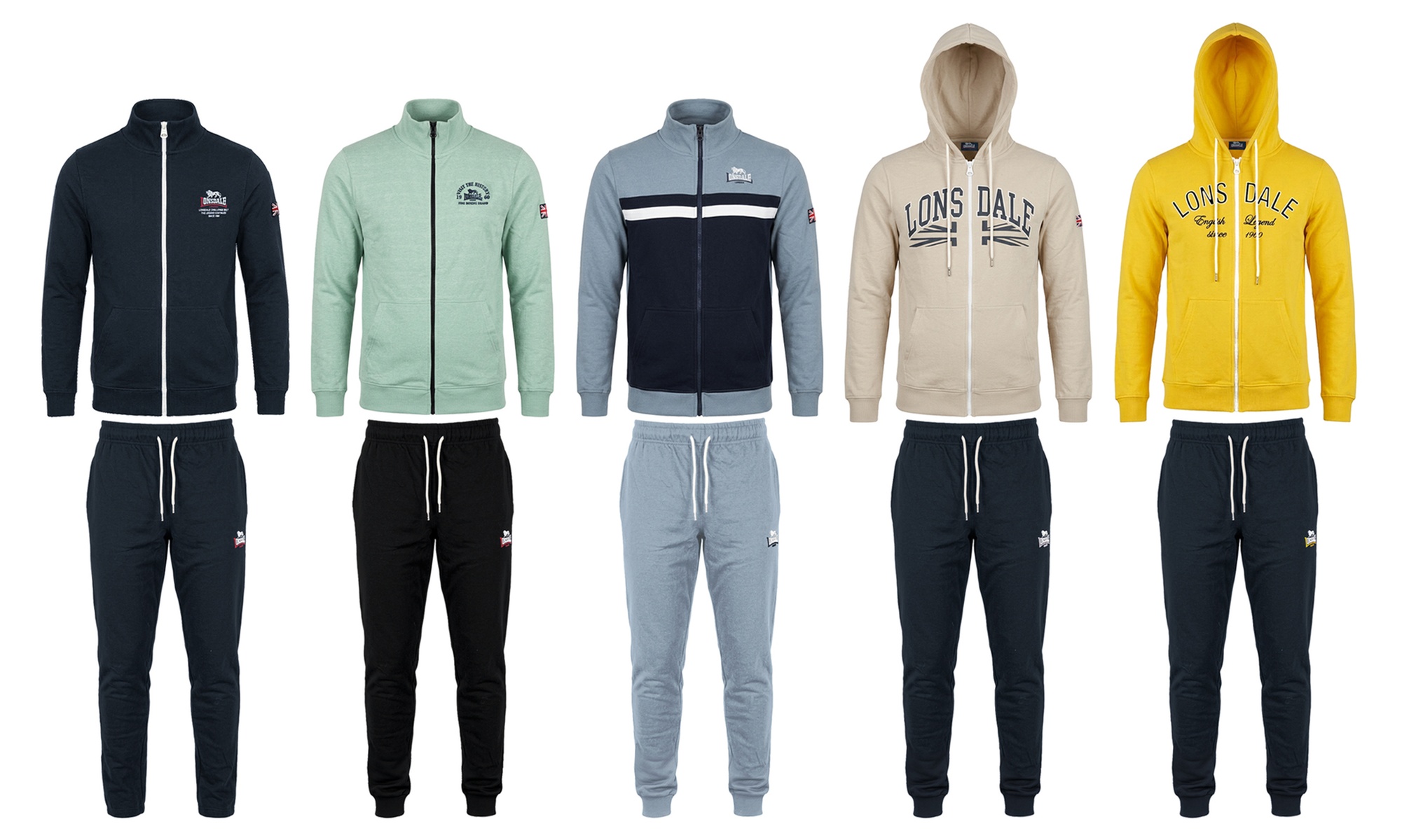 Tuta uomo Lonsdale in cotone