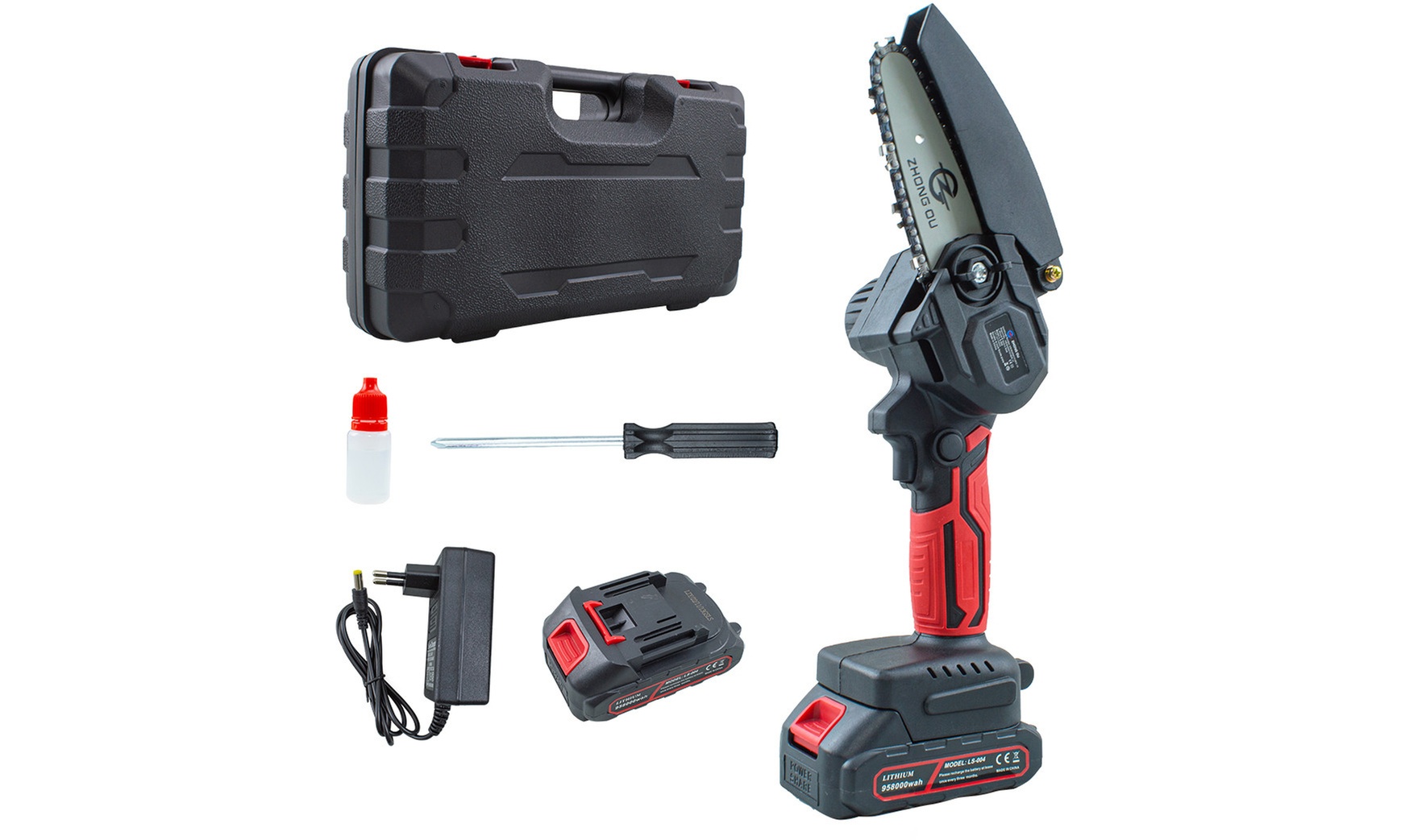 Mini tronçonneuse sans fil 21V