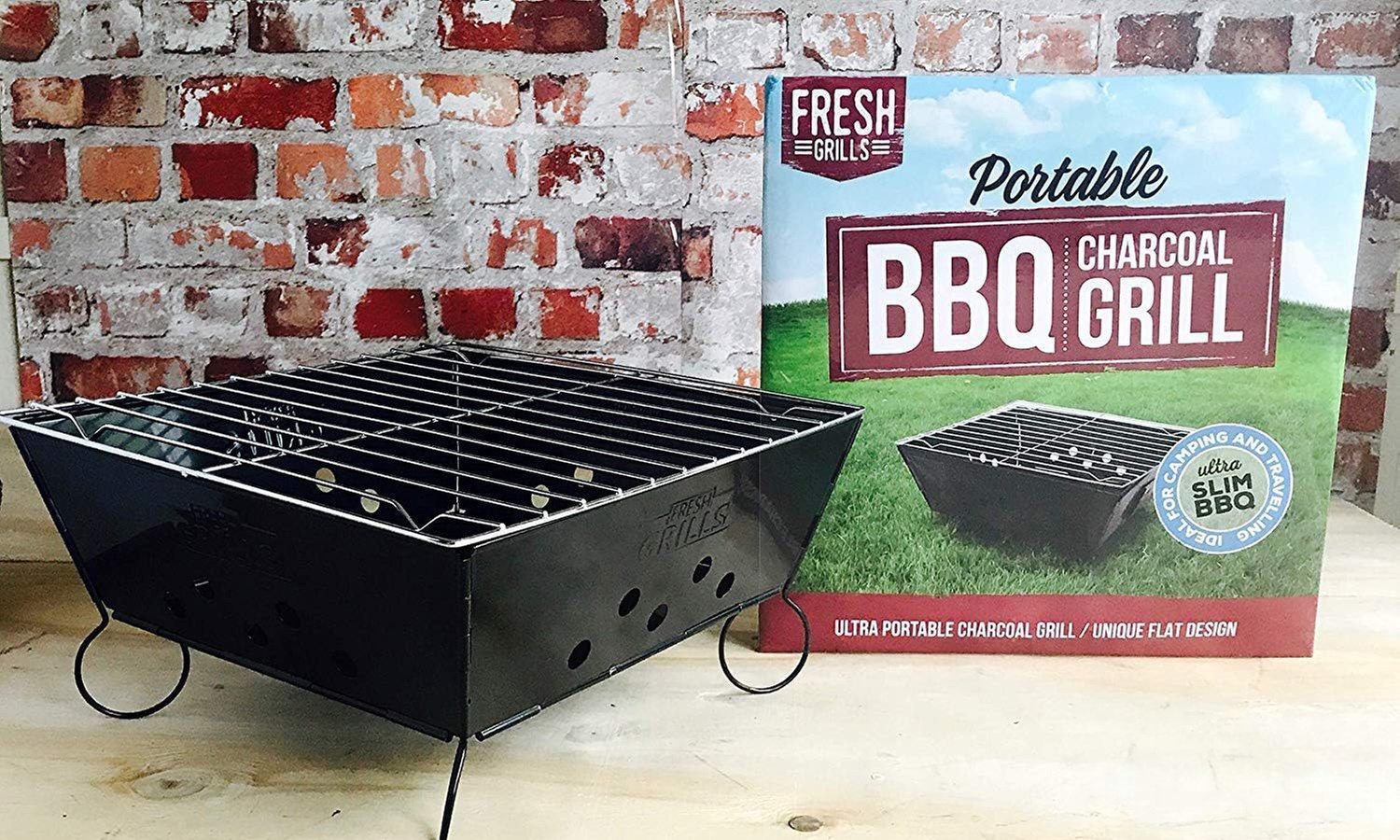 Portable Metal Griddle for BBQ