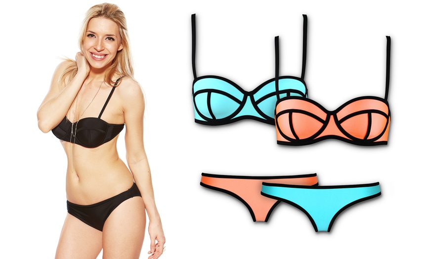 Adjustable Neoprene Bikini Set Groupon Goods