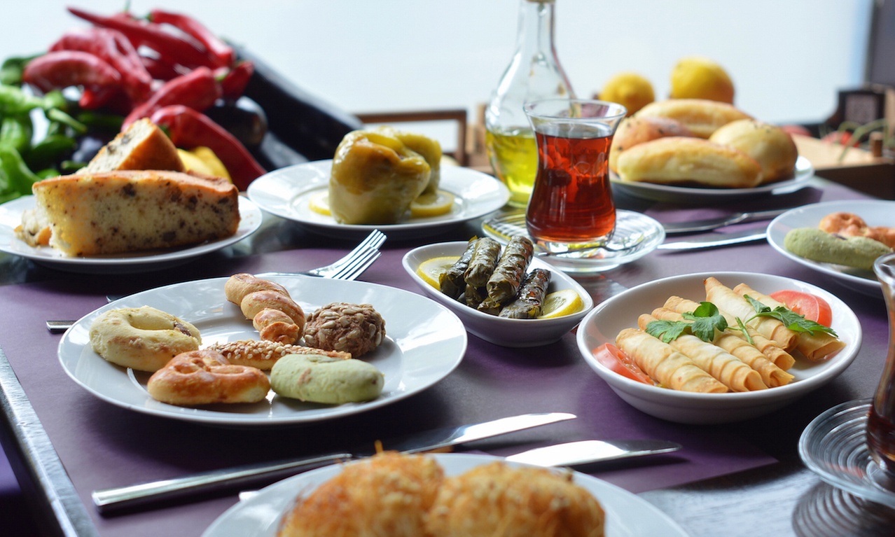 4 gangen lang Turkse culinaire weelde à la carte