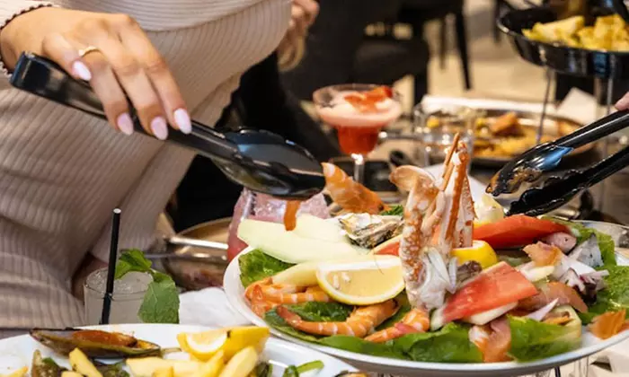 Premium 2 Course Seafood Platter & wine at Neyvine Seafood & Grill