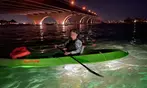Glass Bottom Kayak LED Night Tour Deal - 75-Minute Fish Feeding Discount